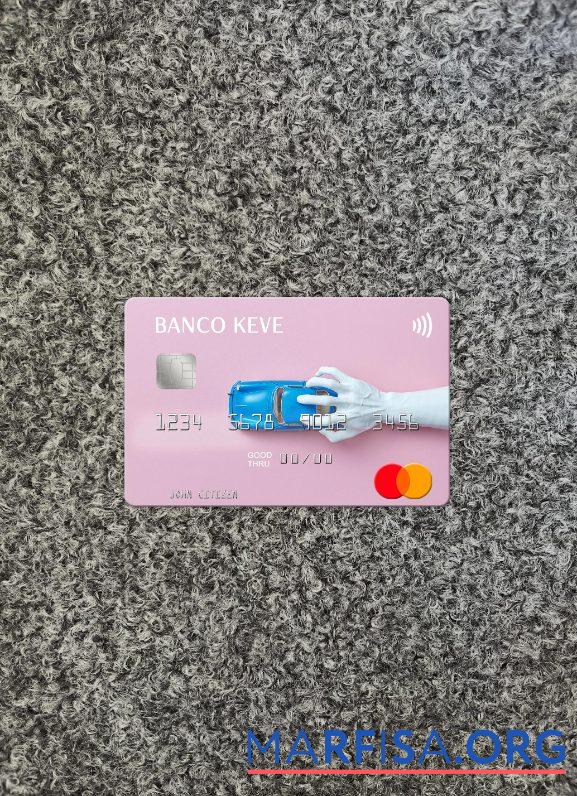 Printable Angola Banco Keve mastercard photolook front sample